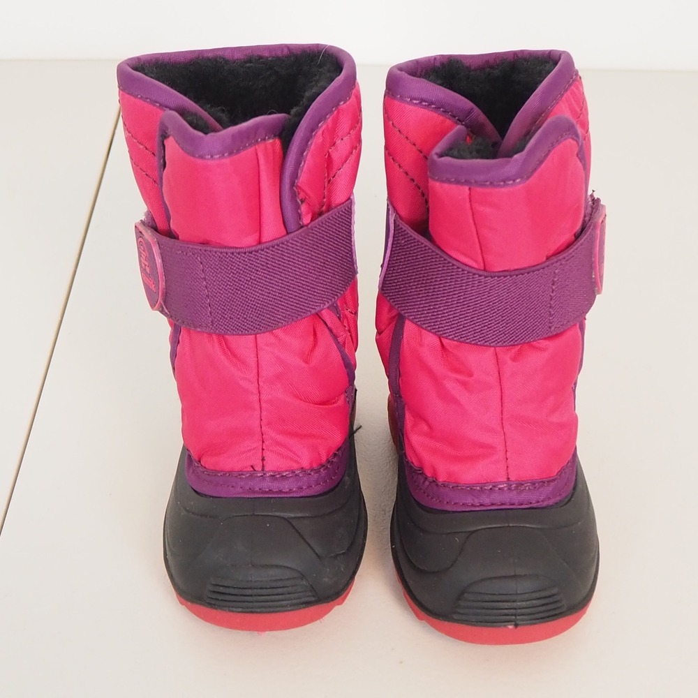 Kamik Snowbug 5 Toddler Girls Boots Sz 5 Made in Canada Fur Lined Insulated - Picture 2 of 13